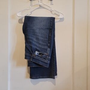 Women's Vintage Size 14S DKNY Mid-Rise Wide Leg Jeans Y2K 14P